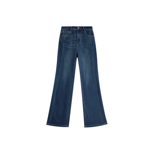 Inman Темные джинсы синий женские