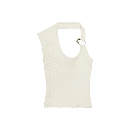 ZARA Белый Женские Майки