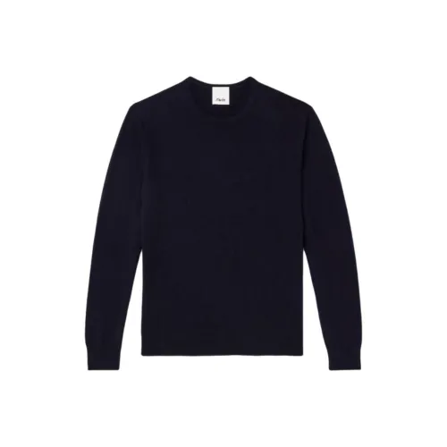 ALLUDE Темно-синий Синий Мужской Кашемировый Свитер