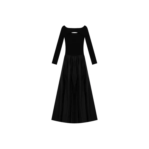 STARFEI Длинное платье с длинными рукавами женское