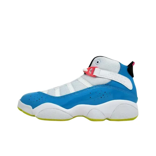 Jordan 6 MID Топ Детские Баскетбольные Кроссовки Синий Подростки