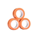 Оранжевый магнитный браслет