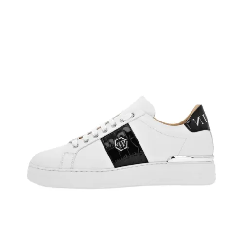 PHILIPP PLEIN Hexagon Low Топ Скейтборд Кроссовки Унисекс Белый