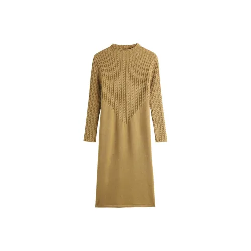 TUCANO Женские Длинные Платья с Длинными Рукавами