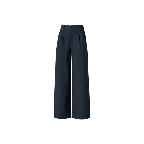 Weixi Темно-синий женский костюм брюки