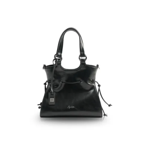 INJOYLIFE Сумка из коровьей кожи стандартная женская черная