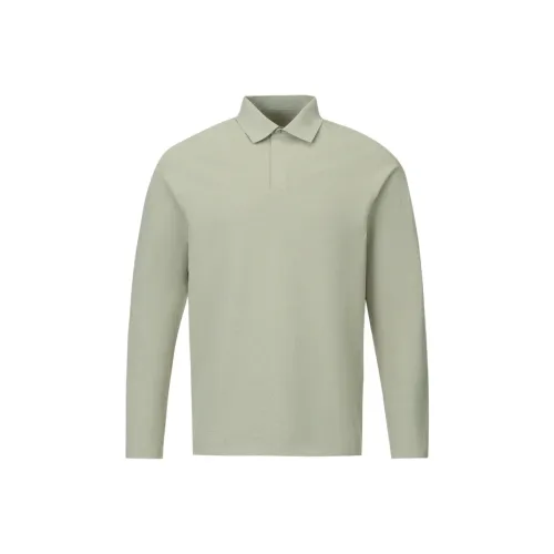 DESCENTE Городской Коммутирование Мужской Длинный рукав Поло Мужской