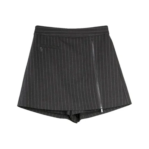 ELLE Темно-серые женские повседневные шорты