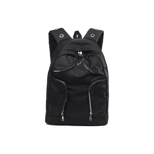 PULEWEI Nylon Backpack Unisex Black PULEWEI Нейлоновый рюкзак унисекс черный