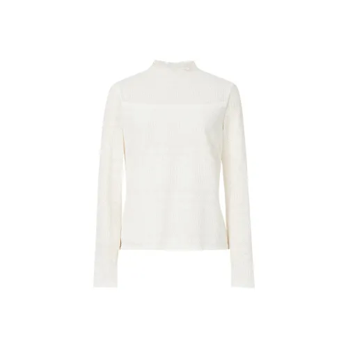 Hopeshow Длинный рукав Т-рубашка Женская