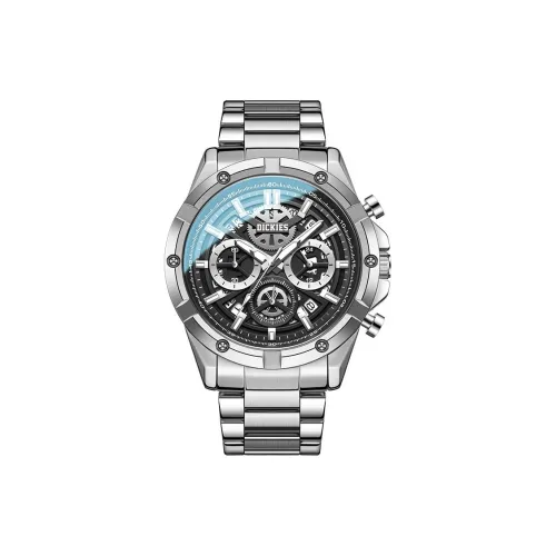 Dickies Galaxy Series Кварцевый механизм Стальной ремешок Мужские часы Серебристый циферблат