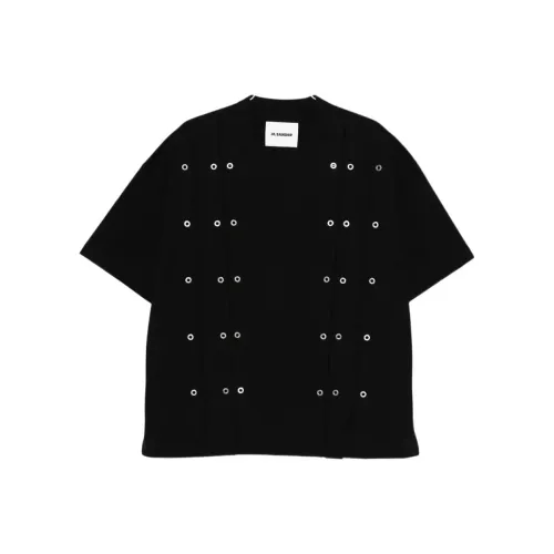 JIL SANDER Мужские черные T-рубашки