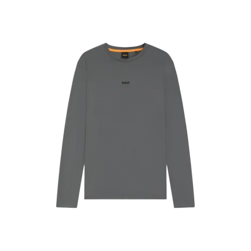 Hugo Boss Серые Мужские T-Рубашки