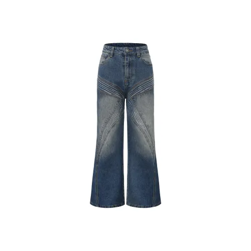 DND4DES Темно-синий женский джинсы