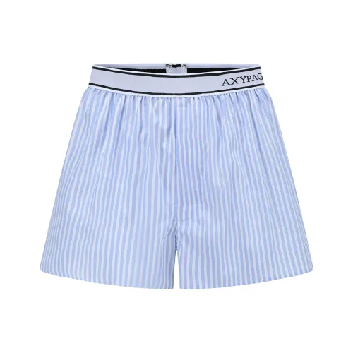 AXYPAGES Светло-синие унисекс повседневные шорты