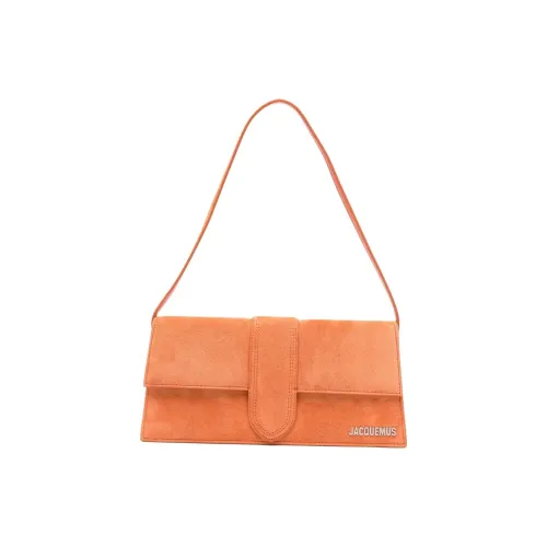 Jacquemus Le Bambino Замша Сумка на плечо Женская Терракота Оранжевая