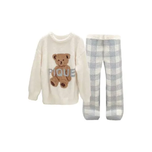 MEIJIAO Brown Bear [Комплекты одежды] Женские Пижамные Наборы