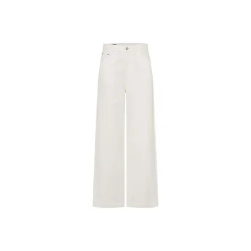 MO CO Denim White Women's Jeans