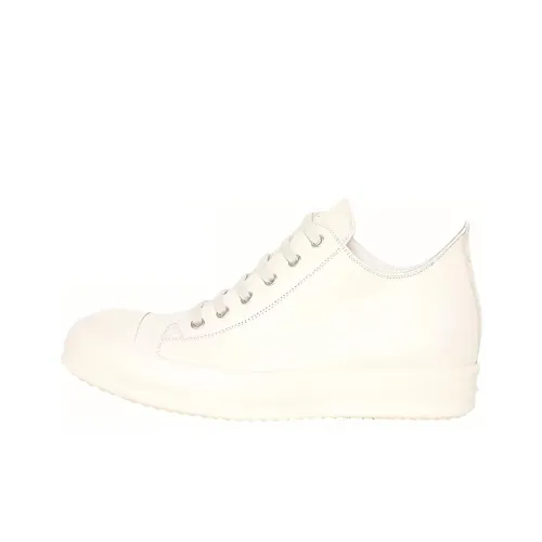 RICK OWENS совместный бренд RO Porterville Low Скейтборд Кроссовки Женские Белые