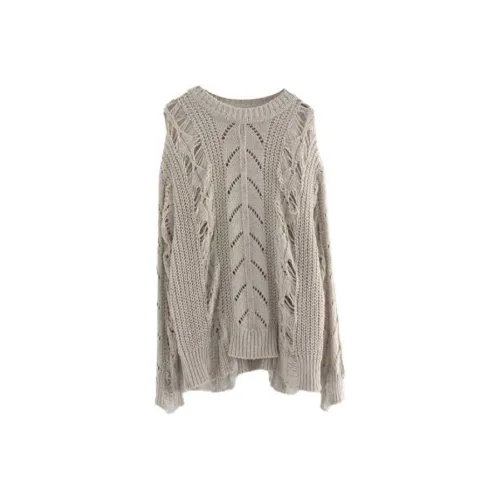 LOWEAR Grunge Damage Loose KNIT Трикотаж Женский