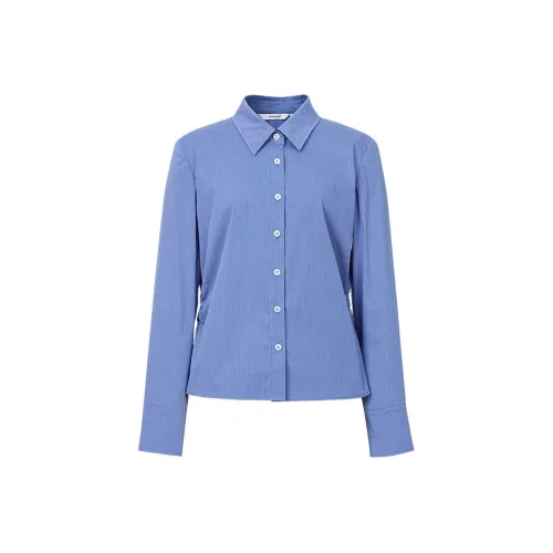 Hopeshow Синяя Клетка 907 Женская Рубашка