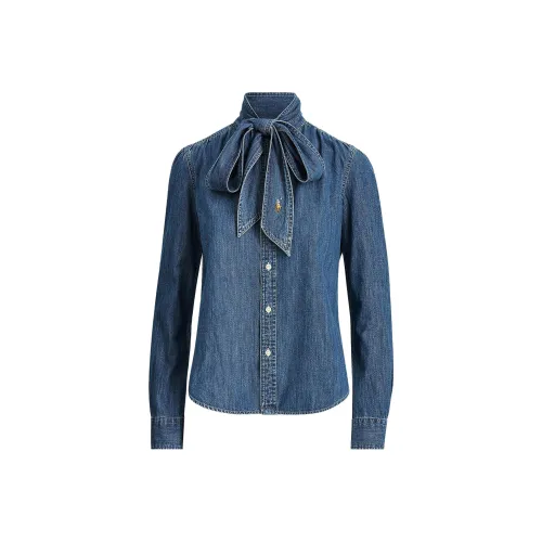 Polo Ralph Lauren Denim Jacket Women's Denim Blue Polo Ralph Lauren Джинсовая куртка женская цвет деним синий