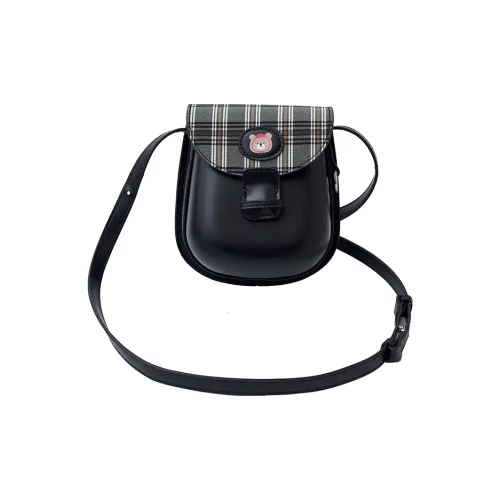 Meow In The Grass ПУ (полиуретан) Сумка через плечо Стандартная Женская Черная Розовая Кофейно-коричневая