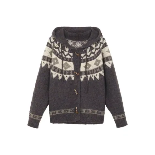 ZEKIKO STUDIO Серый Женский Трикотаж