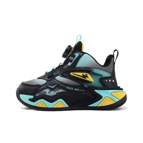 Binary Slip-resistant Anti KICK Abrasion-resistant Lightweight Cushioning Children's Basketball Shoes Teenagers Бинарный противоскользящий противоскользящий устойчивый к истиранию легкий с амортизацией детские баскетбольные кроссовки для подростков