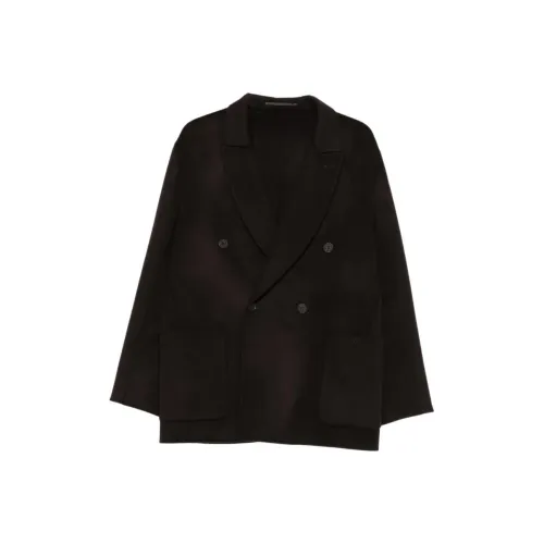 EMPORIO ARMANI Коричневое Мужское Пальто