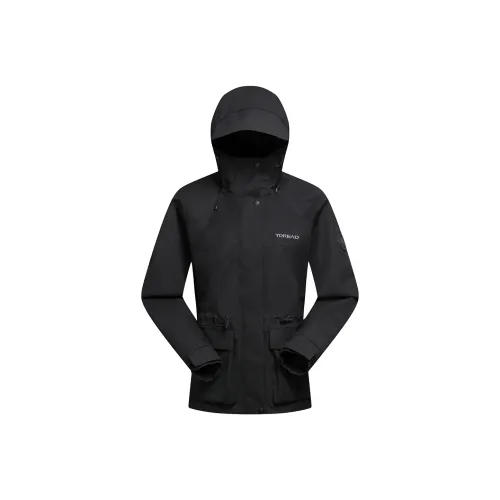 TOREAD Водонепроницаемый Устойчивый к истиранию Термический 2-в-1 Флис Ветровка Женская