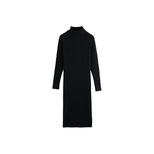 TUCANO Женские Длинные Платья с Длинными Рукавами