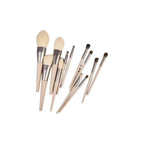 TLXT 12 шт Кистей для макияжа Мягкие щетинки для теней для век Кисть для контуринга Пудра Румяна Кисть для консилера Косметические инструменты