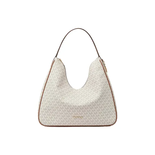 MICHAEL KORS Nayla Искусственная кожа Сумка через плечо Средний Женский Ванильный Белый и Коричневый Желе