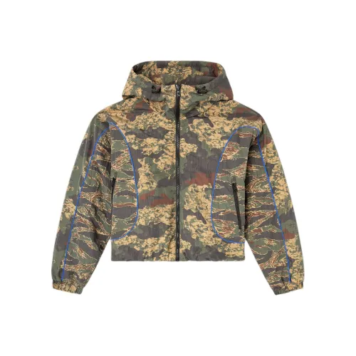 DIESEL Армейский зеленый Женский пуховик