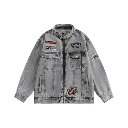 XIAOLIZI Синий Унисекс Джинсовые куртки