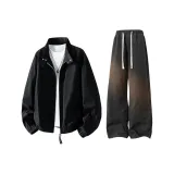 Черный топ + Черные брюки