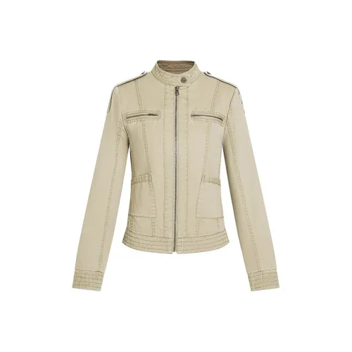 GEZITAI Хаки Женские Джинсовые Куртки