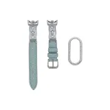 [Светло-синий, серебряный чехол "Ромб"]