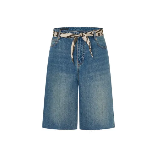 MO&CO Джинсовый синий Женские Джинсовые шорты