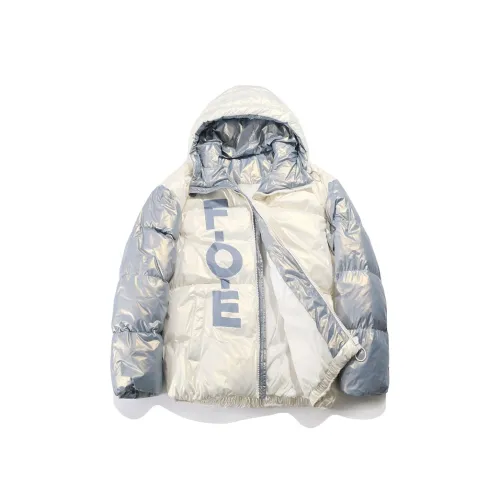 SNOW FLYING Белый Синий Унисекс Пух