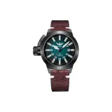 [Версия Ремень] Черный корпус, зеленый циферблат