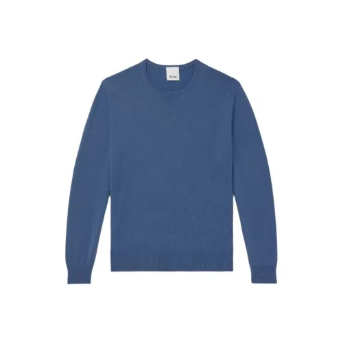 ALLUDE Синий Мужской Кашемировый Свитер