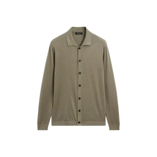 Massimo Dutti Зеленый Мужской Трикотаж