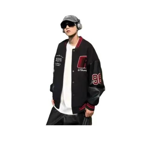 Hungo Черный Унисекс Бейсбольные Джерси