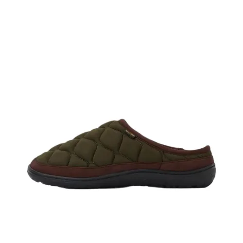 BARBOUR Резиновая подошва Домашние тапочки Мужские Зеленые