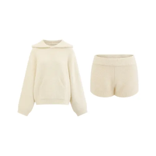 YGPRW Абрикос Женские Повседневные Костюмы