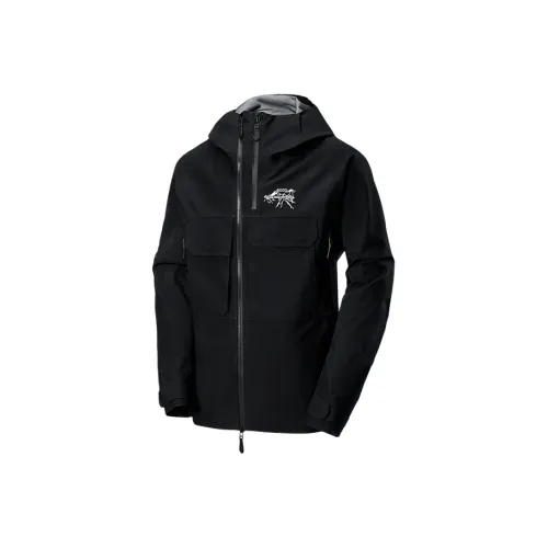 Ecco x White Mountaineering Поход Водонепроницаемый Ветрозащитный Дышащий и Устойчивый к Износу Ветровка Мужская