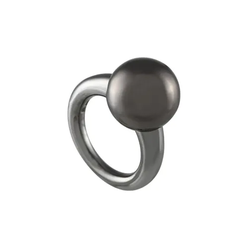 MIKIMOTO 18К Белое золото Кольца Женские Черный