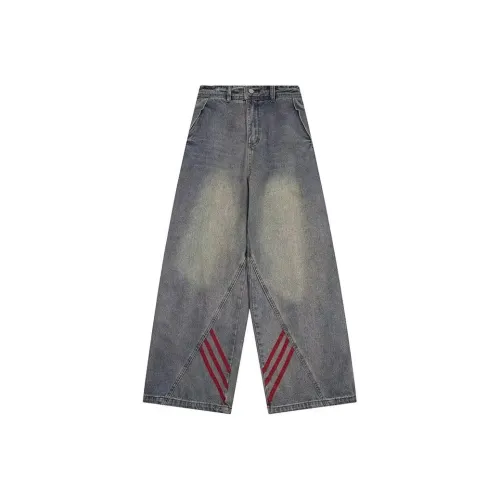 Clog Heel Синий Унисекс Джинсы